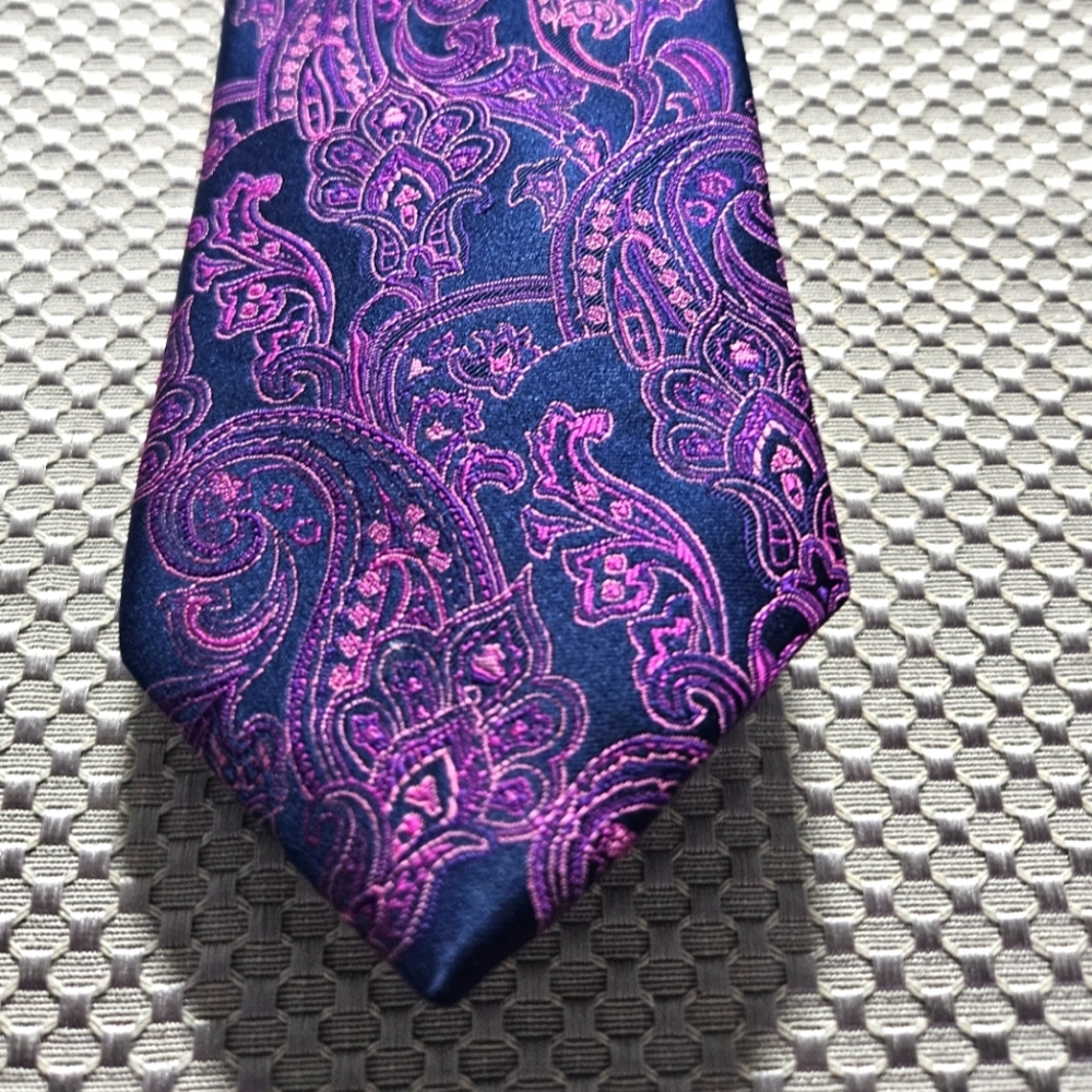 Mens Simon Carter silk tie